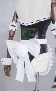 Re Zero Kara Hajimeru Isekai Seikatsu RAM  REM Bunny Girl Maid Dress Cosplay Costume