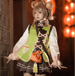 Load image into Gallery viewer, Game Genshin Impact YaoYao Cosplay Costume Outfit Cute Lolita Dress Lovely Yao Yao Anime Suit Halloween Carnival
