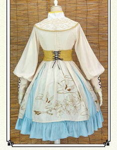 Heaven's Official Blessing Lolita Dress Hua Cheng Xie Lian Cosplay Costume Sex Transfer Outfit
