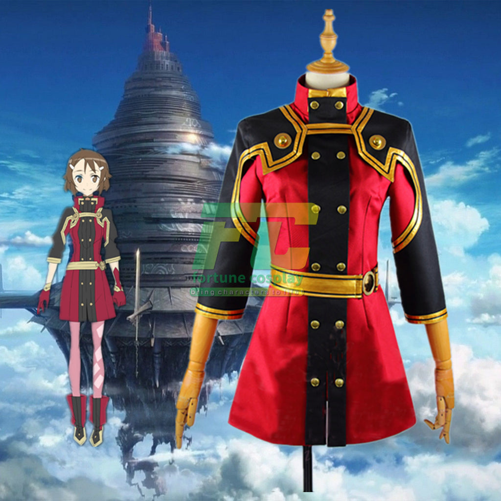 Sword Art Online SAO Ordinal Scale Lisbeth Shinozaki Rika Cosplay Costume - fortunecosplay