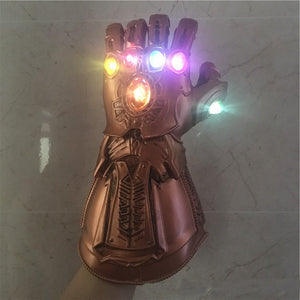 Thanos Infinity Gauntlet Avengers Infinity War LED Gloves Cosplay Superhero Props