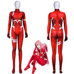 Load image into Gallery viewer, DARLING in the FRANXX 02 Zero Two Cosplay Costume Zentai Bodysuit Suit Jumpsuits
