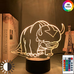 Load image into Gallery viewer, Acrylic 3d Lamp Avatar The Last Airbender Nightlight for Kids Child Room Decor The Legend of Aang Appa Figure Table Night Light
