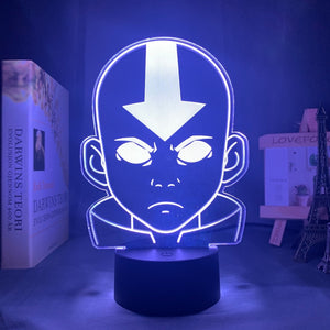 Acrylic 3d Lamp Avatar The Last Airbender Nightlight for Kids Child Room Decor The Legend of Aang Appa Figure Table Night Light