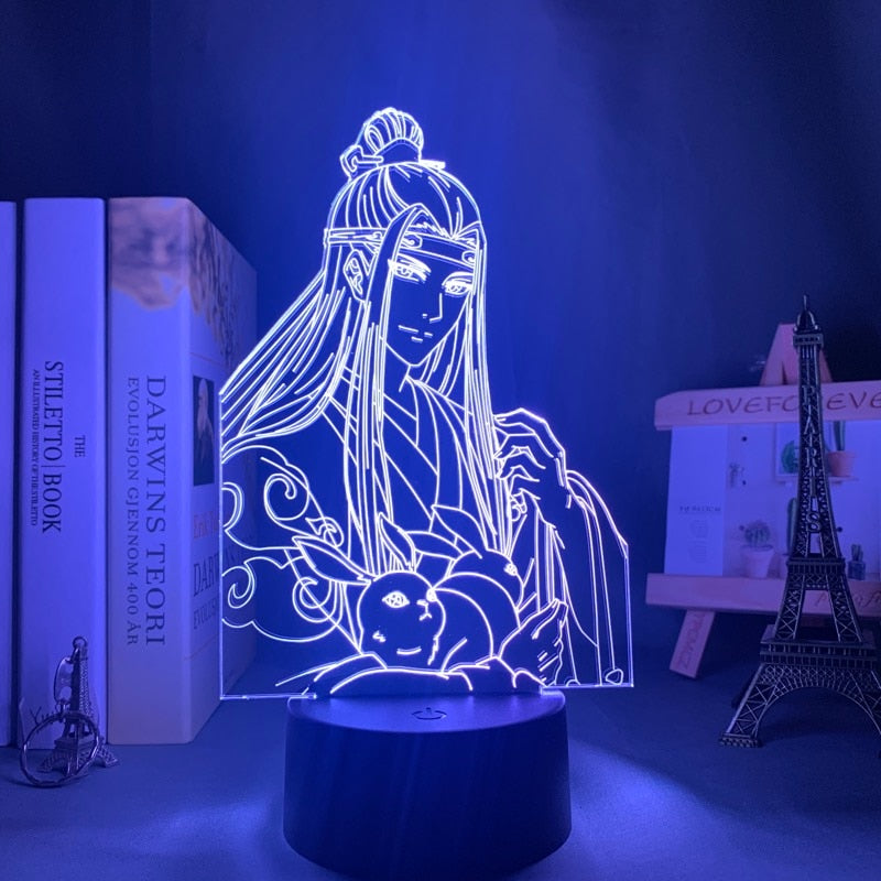 Acrylic 3d Lamp BL Mo Dao Zu Shi Light for Bed Room Decor Touch Sensor Colorful Led Night Light Lamp Mo Dao Zu Shi Lan Zhan