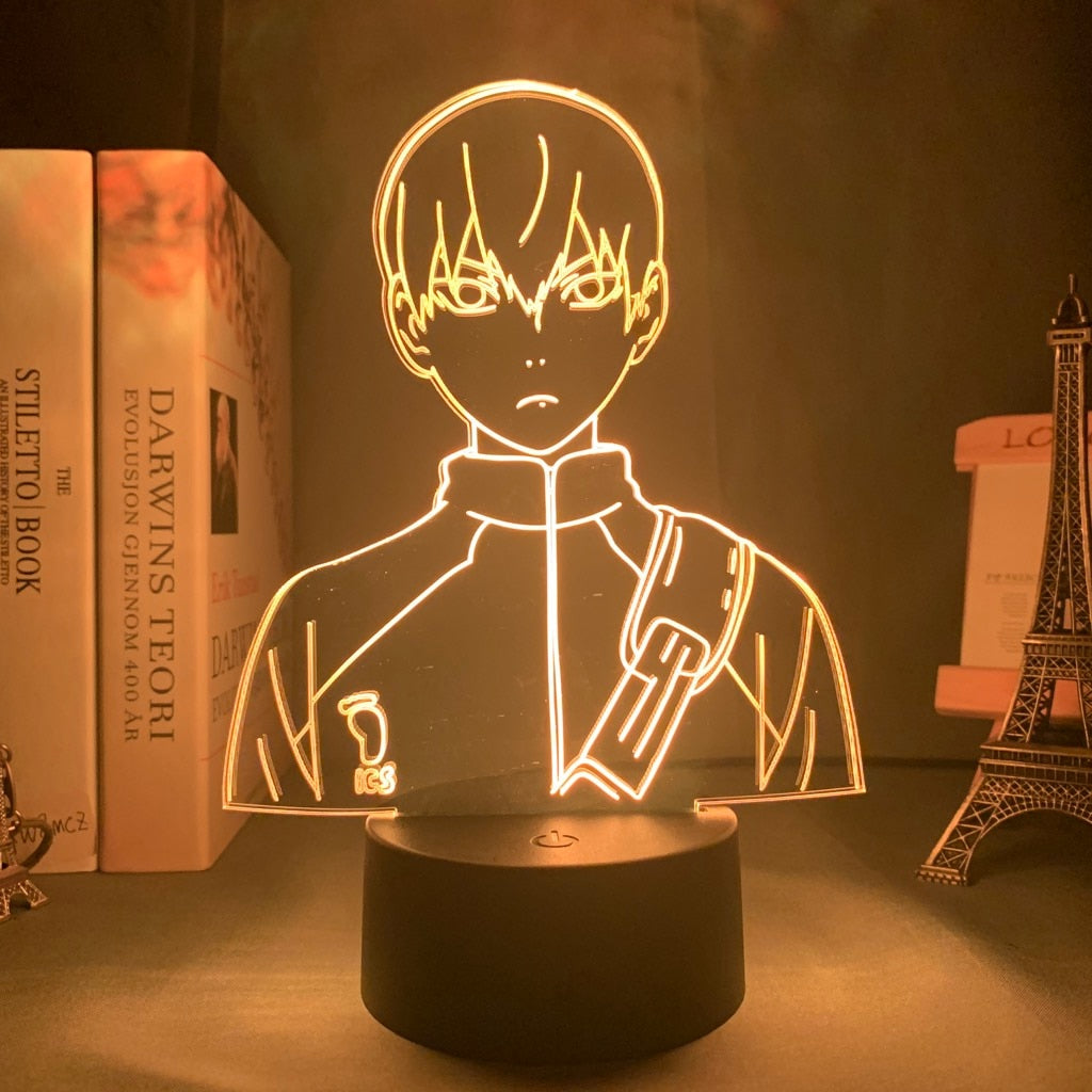 Fun Anime Haikyuu Figures 7 Color Changing Night Light Alarm Clock Kids Toy  Gift