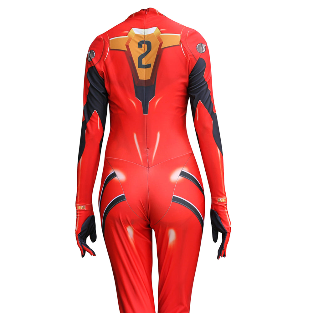 NEON GENESIS EVANGELION EVA Asuka Langley Soryu Cosplay Costume Zentai Bodysuit Suit Jumpsuits