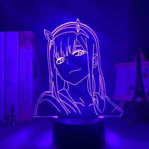 TIMPCV Anime Frank Zero Two 3D Night Light 16 Colors, 56% OFF