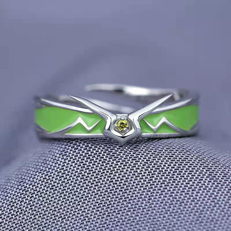 Anime Code Geass Ring Lelouch Adjustable Cosplay Unisex Couple Lover Rings Prop Jewelry Gift Accessories