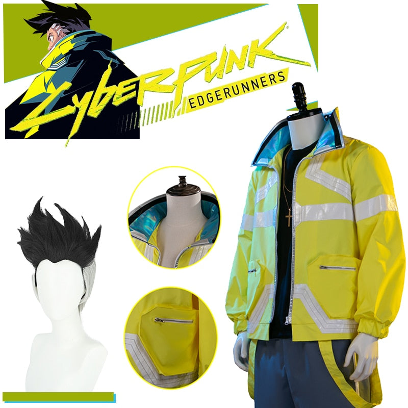 Anime Cyberpunk Edgerunners David Cosplay Costume Anime Cyberpunk:Edg –  fortunecosplay