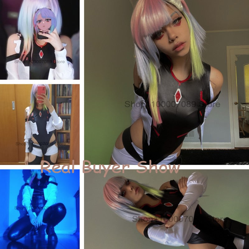 Anime Cyberpunk Edgerunners Lucy Cosplay Costume Sexy  Jumpsuit Outfits Halloween Costume