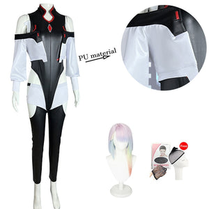 Anime Cyberpunk Edgerunners Lucy Cosplay Costume Sexy  Jumpsuit Outfits Halloween Costume
