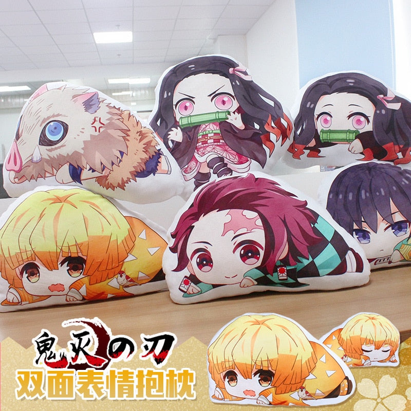 Anime Demon Slayer Kimetsu no Yaiba Kamado Nezuko Cosplay Doll Plush Stuffed Cushion Throw Pillow Toy Gift NEW Nezuko Tanjirou