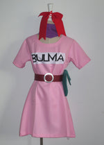 Load image into Gallery viewer, Anime Dragonball Z Bulma Cosplay Costume Tailor Made
