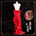 Load image into Gallery viewer, Final Fantasy VII 7 Remake Alice Role Play Red Dress Outfit Elegant Lovely Cosplay Costume Halloween Party Suit
