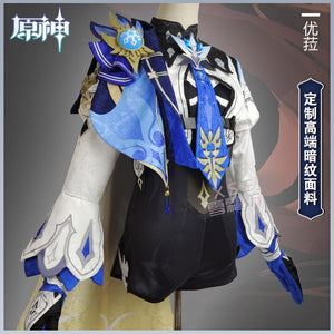 Genshin Impact Eula Game Suit Mercy Sister Jumpsuits Uniform Cosplay Costume Halloween Carnival Party Outfit Women