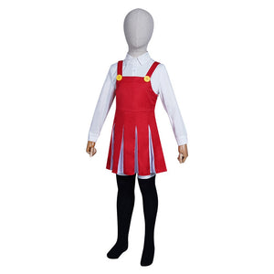 Anime My Boku no Hero Academia Eri Cosplay Costume Children Kids Girls Short Skirt Outfits Halloween Carnival Suit
