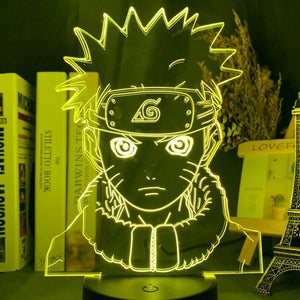 Anime Naruto Uzumaki Led Night Light Team 7 Sasuke Kakashi Hatake Kids Bedroom Nightlight Itachi Uchiha 3d Lamp Child Xmas Gift