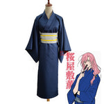 Load image into Gallery viewer, Anime SK8 The Infinity Cherry Blossom Cosplay Costume with Belt Kaoru Sakurayashiki Suit Skateboard Bathrobe Kimono Outfits Suit
