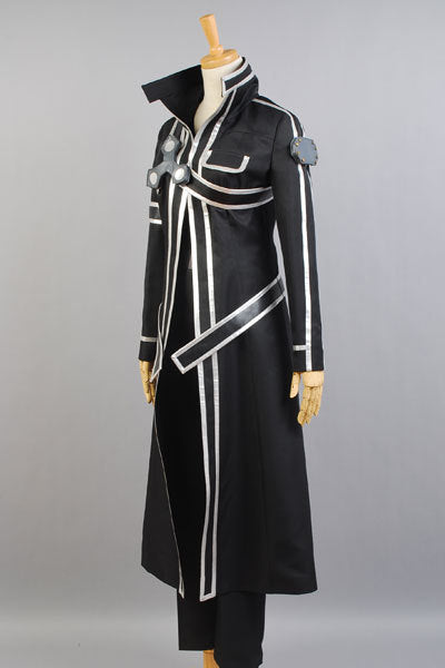 Sword Art Online Kazuto Kirigaya kirito Black Uniform For Men Cosplay Costume