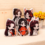 Load image into Gallery viewer, Anime Tian Guan Ci Fu Heaven Official&#39;s Blessing Q version Stuffed Throw Pillow Toy Gift Plush Cushion

