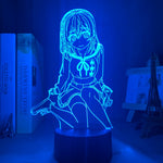 Load image into Gallery viewer, Anime Waifu Mai Sakurajima Led Night Light for Bedroom Decor Mai Light Gift for Friend Sakurajima Bunny Girl Led Lamp Anime Gift
