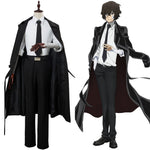 Load image into Gallery viewer, Bungou Stray Dogs Cosplay Costume Dazai Osamu Cosplay Costume Men Black Trench
