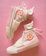 Load image into Gallery viewer, Cardcaptor Sakura Magic Girl KINOMOTO SAKURA Cosplay Shoes Sneakers With Socks

