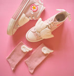 Load image into Gallery viewer, Cardcaptor Sakura Magic Girl KINOMOTO SAKURA Cosplay Shoes Sneakers With Socks
