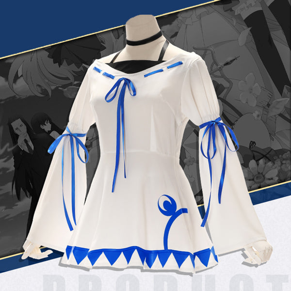 Anime Maou-Sama Retry Aku Cosplay Costume Halloween Carnival Party Woman  Gothic Lolita Dress + Shorts + Necklace 3-Piece Set,White,M: Buy Online at  Best Price in UAE 