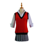 Load image into Gallery viewer, Kakegurui Compulsive Gambler Ikishima Midari School Uniform Sweater Vest Waistcoat Skirt Cosplay Costumes
