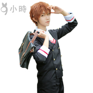 Card Captor Sakura CLEAR CARD Shaoran Li Junior high school uniforms cosplay costume