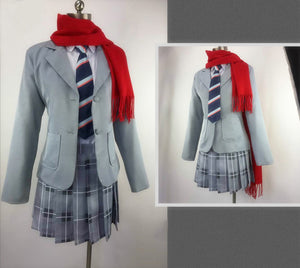 DARLING in the FRANXX ZERO TWO School Uniform Dress Outfit Anime Cosplay Costume