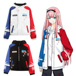 Load image into Gallery viewer, Darling in the Franxx Zero Two 02 Jacket zipper Hoodie Long Sleeve hooded Coat anime tops cosplay costume
