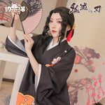 Load image into Gallery viewer, Demon Slayer Kochou Shinobu Kamado Nezuko Kanroji Mitsuri Kibutsuji Muzan Kimono Maid Cosplay Costume
