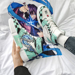 Load image into Gallery viewer, Demon Slayer Men Shoes Tanjirou Sneakers Anime Hip Hop Shoes Casual Shoes Giyuu Running Shoes Cosplay School Outdoor

