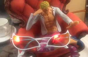 Anime One Piece Donquixote Doflamingo Joker Sunglasses Men Women cosplay Accessories Glasses Halloween props gift
