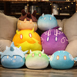 Load image into Gallery viewer, Game Genshin Impact Plush Pillow Slime Plushie Toys Gifts for Kids 7 Styles Genshin Impact Elemental Slime Plush Pillow
