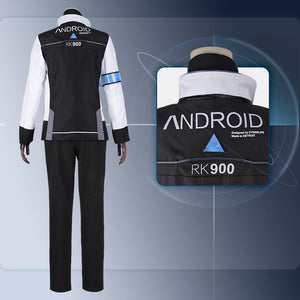Detroit:Become Human Connor RK900 Agent Suit Uniform Cosplay Costume