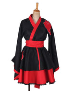 Load image into Gallery viewer, Naruto Shippuden Akatsuki Female Lolita Kimono Dress Anime Cosplay Costume - fortunecosplay

