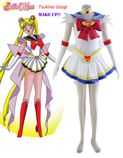 Sailor Moon Super Princess Sailor Moon Tsukino Usagi Make Up Suit Cosp –  fortunecosplay