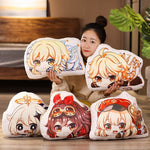 Load image into Gallery viewer, Game Genshin Impact Paimon Klee Amber Aether Lumine Plush Dolls Throw Pillow Stuffed Cushion Pendant Keychain
