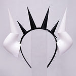 Load image into Gallery viewer, Game Helltaker the Awesome Demon Cerberus Lucifer Satan Zdrada Cosplay Prop 4 Type 3D Headband Devil Ox Horn Halloween Carnival
