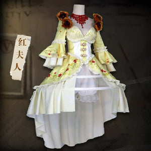Game Identity V Mrs. Red Cosplay Costume Bloody Queen Red Lady Costume Women Dress Regulators Mary Gorgeous Costumes Fancy Dress