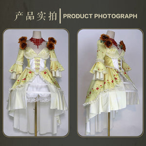 Game Identity V Mrs. Red Cosplay Costume Bloody Queen Red Lady Costume Women Dress Regulators Mary Gorgeous Costumes Fancy Dress