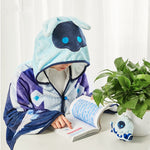 Load image into Gallery viewer, Genshin Impact Cryo Abyss Mage Cospaly Costume Cloak Hoodies Flannel Warm Easy Wear Coat Cape Blanket Christmas Present
