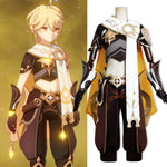 Load image into Gallery viewer, Genshin Impact Aether Male Main Character Traveler Cosplay Costume Kong Outfit Custom Made
