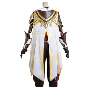 Genshin Impact Aether Male Main Character Traveler Cosplay Costume Kong Outfit Custom Made