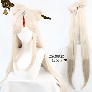 Genshin Impact Ningguang Cosplay Wig Blonde Long