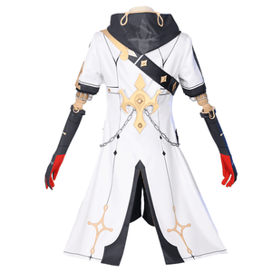 Genshin Impact Albedo Cosplay Costume Game Suit Uniform Halloween Outfit For Men
